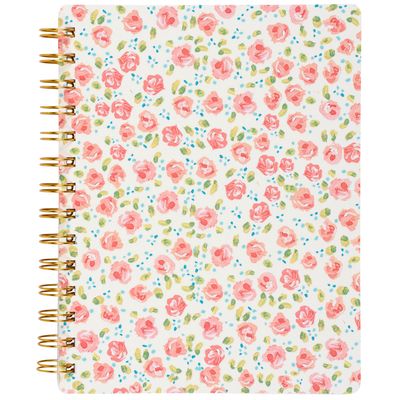 Spiral Notebook - Pink Rose