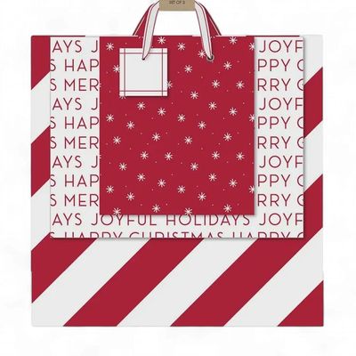 Candy Cane Gift Bags - Set of 3