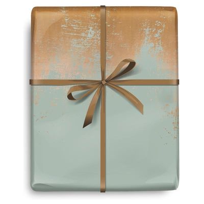 Modern Luxe Painted Distress Gift Wrap