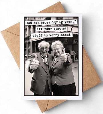 Dying Young Greeting Card