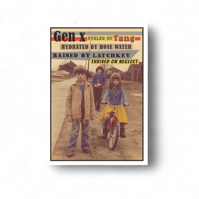 Gen X Greeting Card