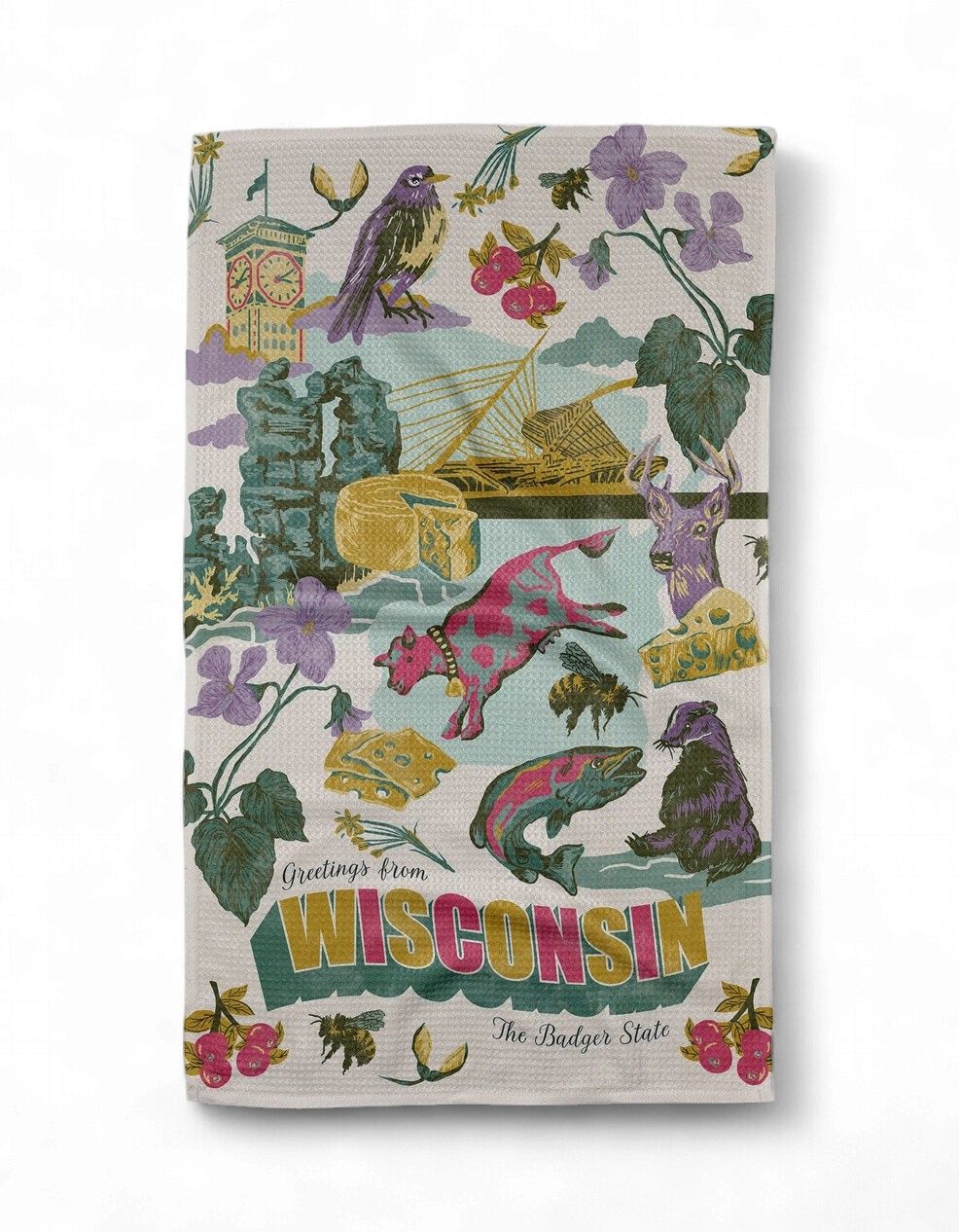 WI Dishtowel - Geometry