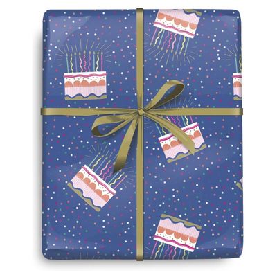 Happy Birthday Cake Gift Wrap