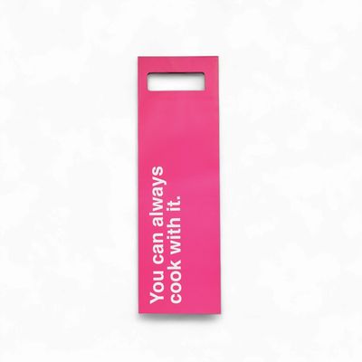 Cook with It - Wine Bag in Fashion Pink