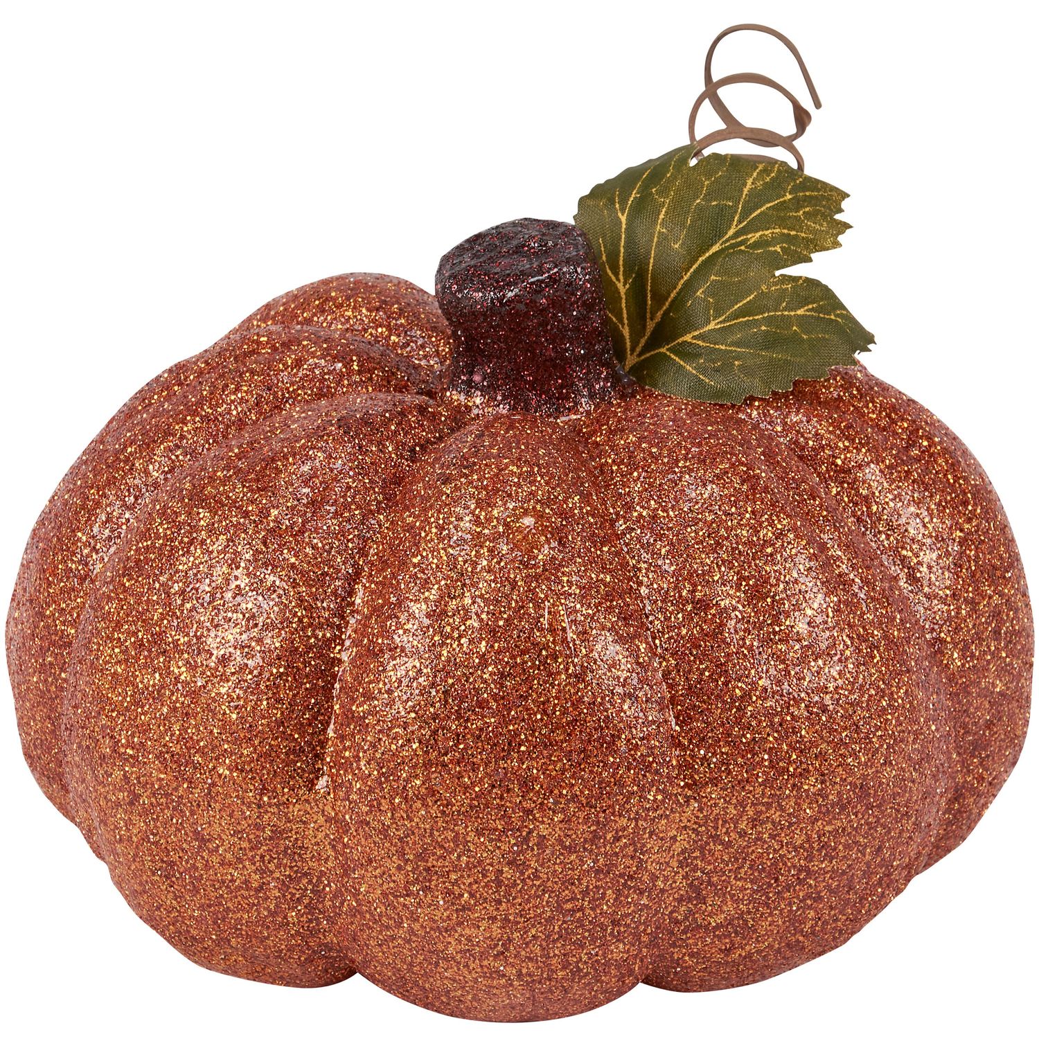 Pumpkin - Dark Orange Glitter