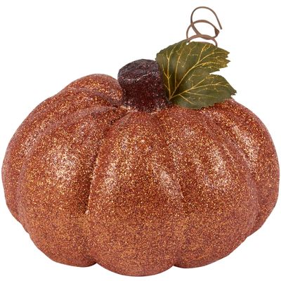 Pumpkin - Dark Orange Glitter