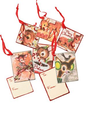 Gift Tag Set - Christmas Deer