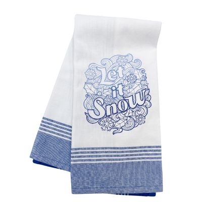Let It Snow Dishtowel