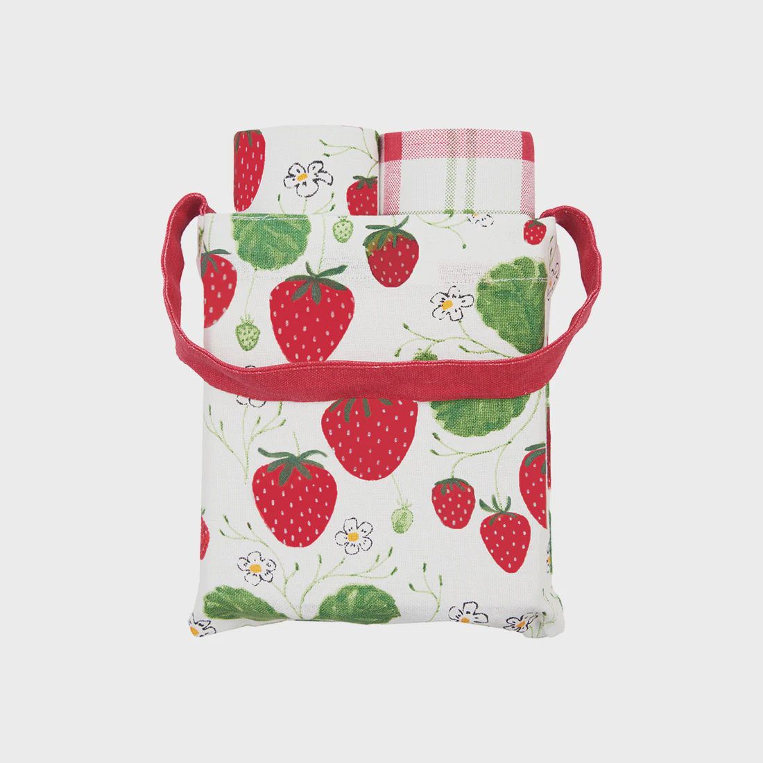 Strawberry Patch Kitchen Towel &amp; Bag Set