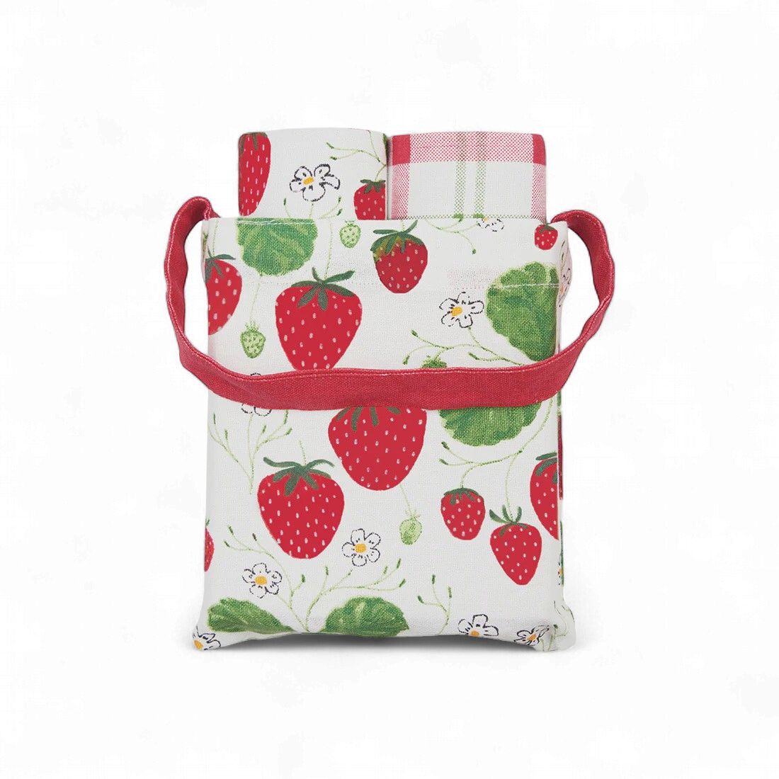 Strawberry Patch Kitchen Towel &amp; Bag Set