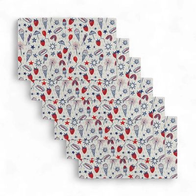 Summer Fun in White Not Paper Towel Set