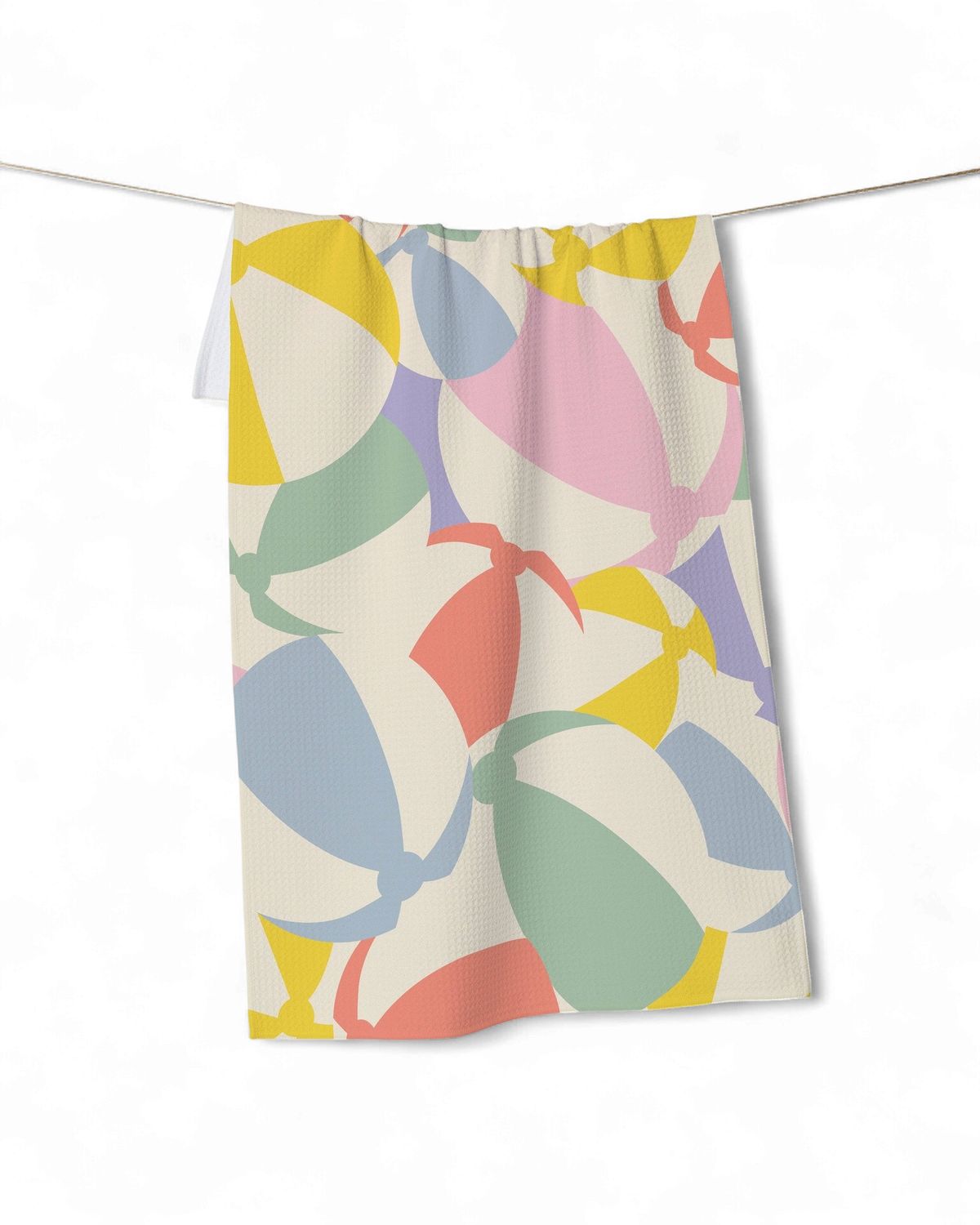 Beach Ball Tea Towel
