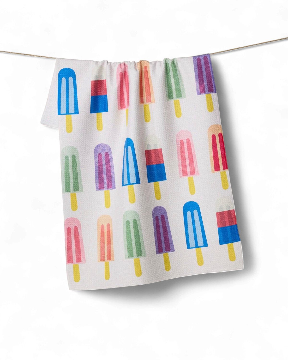 Poppy Popsicles Tea Towel