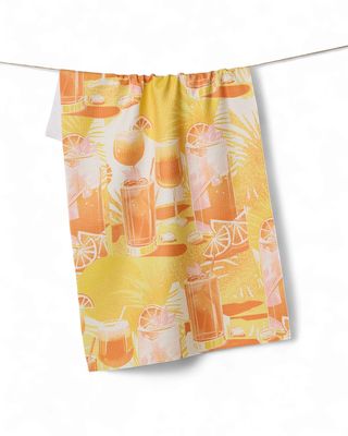 Sunset Happy Hour Tea Towel