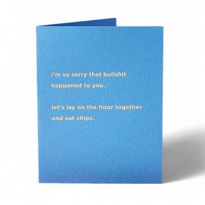 Eat Chips - Greeting Card