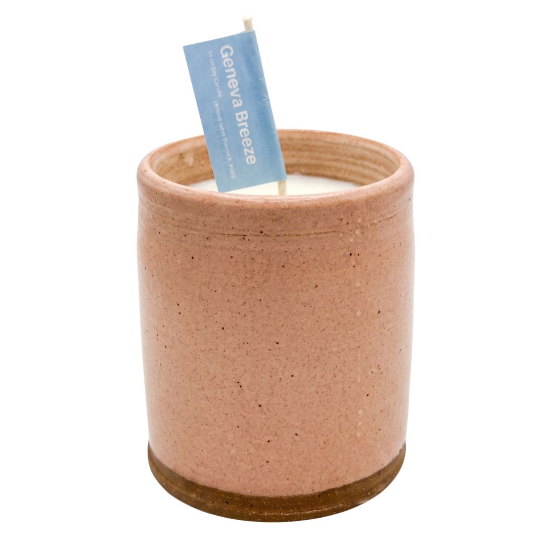 Geneva Breeze 14 oz Ceramic Vessel Candle