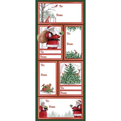 Gift Labels Mr. &amp; Mrs. Claus