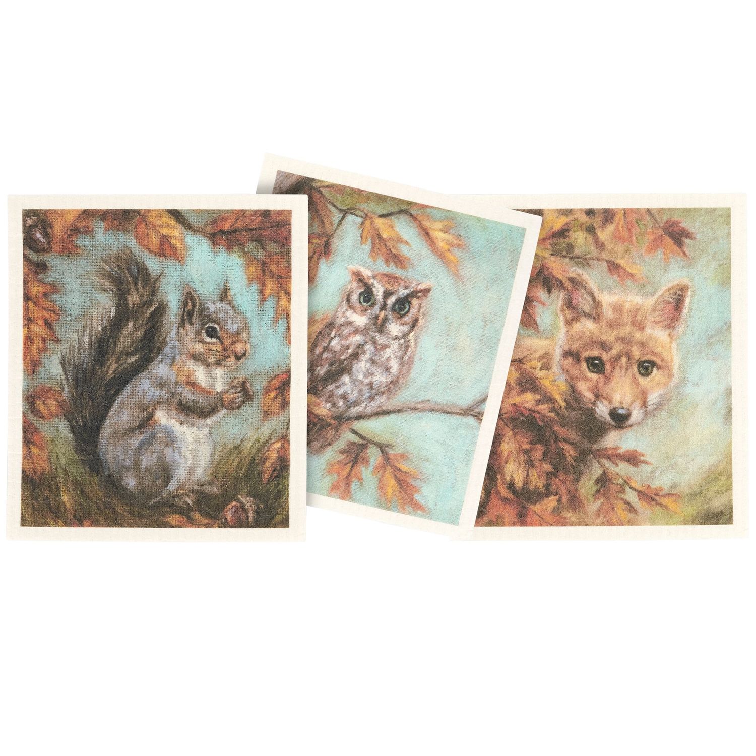 Fall Woods Swedish Cloth Set