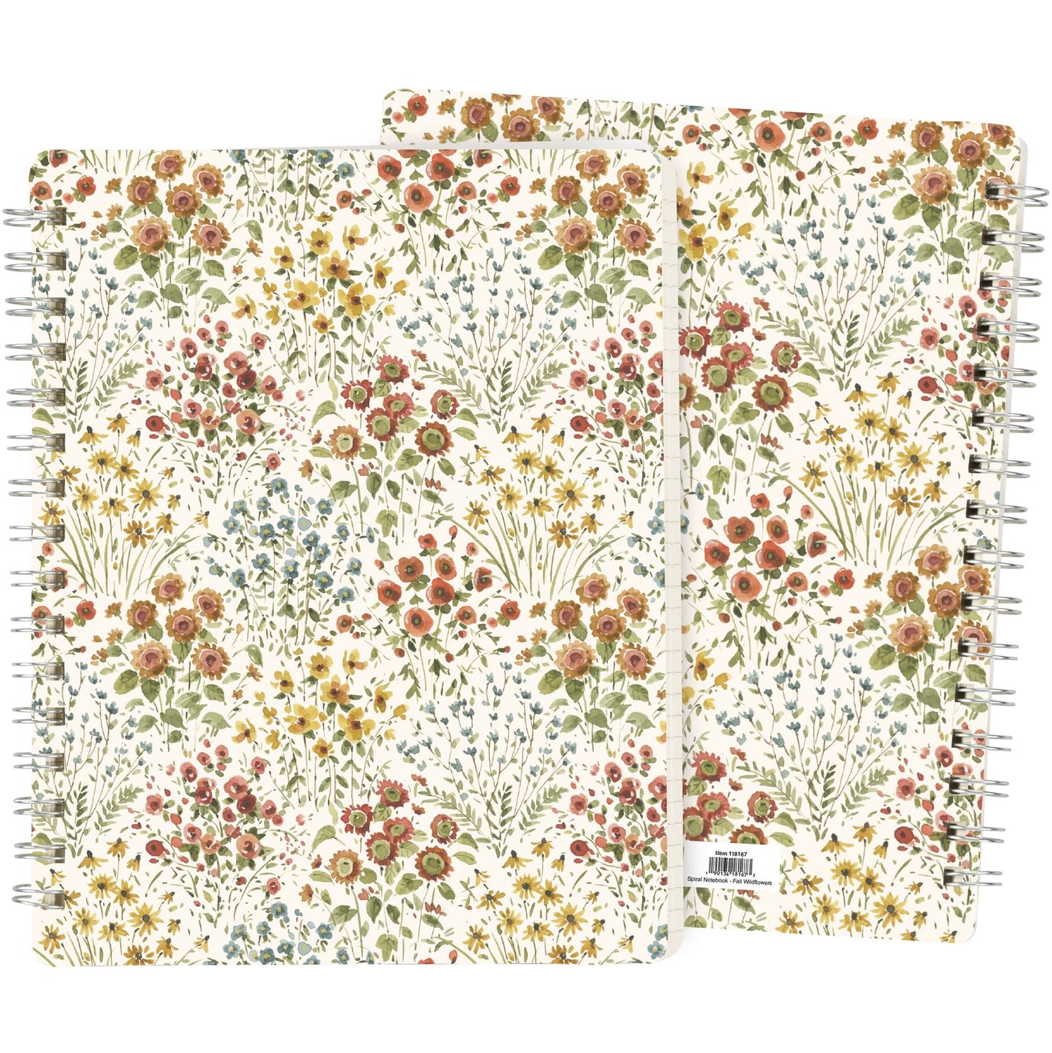 Fall Wildflower Spiral Notebook
