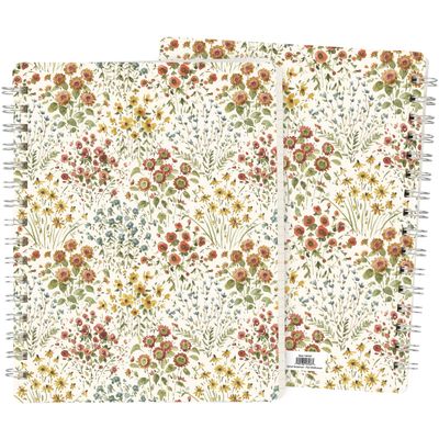 Fall Wildflower Spiral Notebook