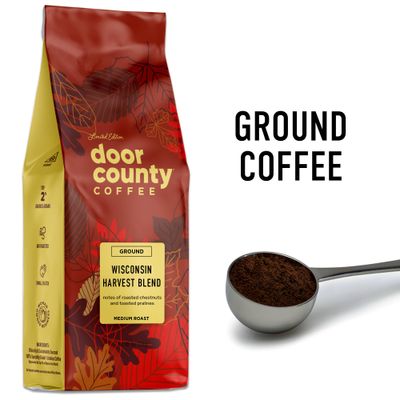 8oz Wisconsin Harvest Blend Specialty FALL Flavored Coffee