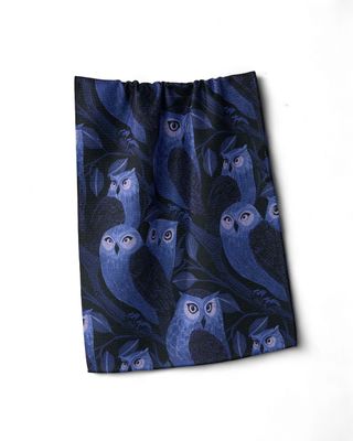 Moonfeather Tea Towel: Blue
