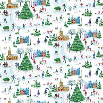 Christmas Village Wrap - Jumbo