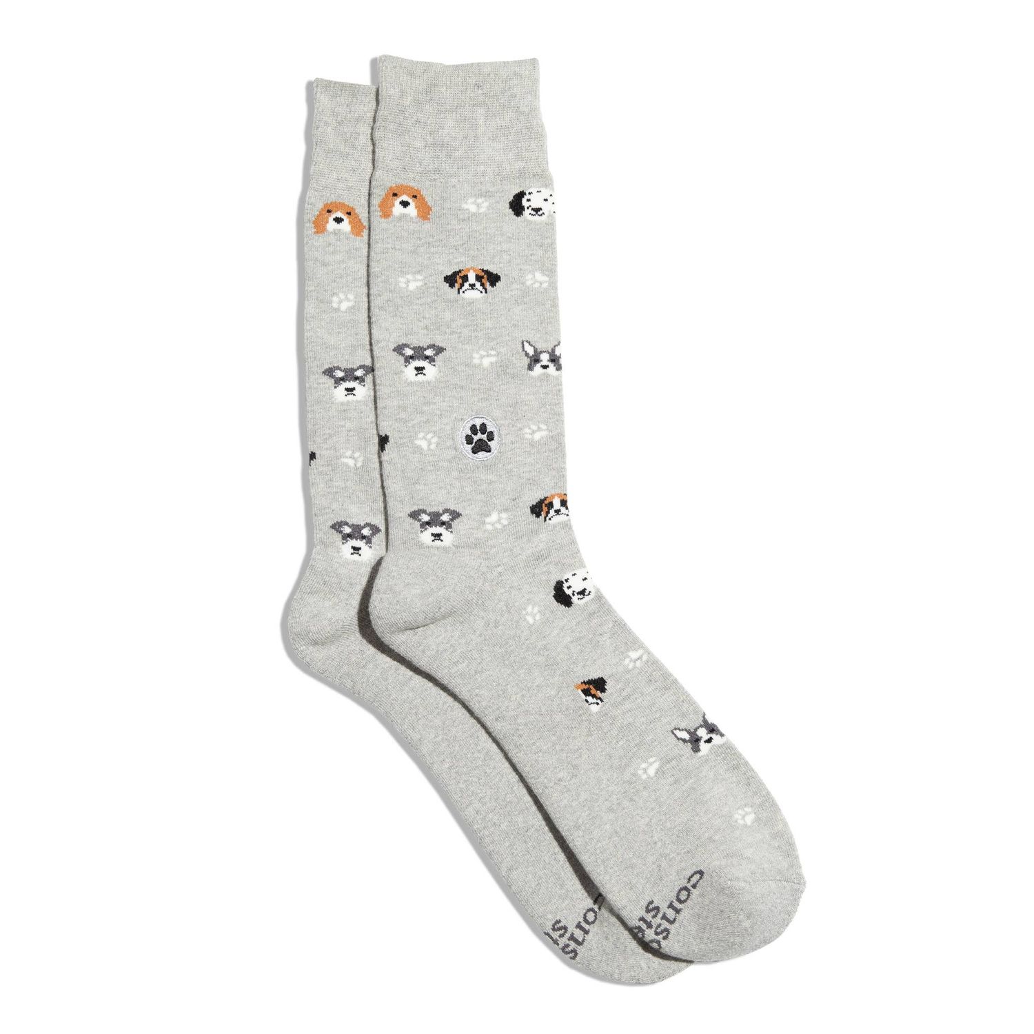 Socks that Save Dogs | Gray Dogs - Gifts for Dog Lovers
