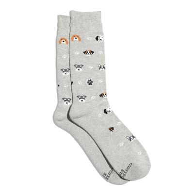 Socks that Save Dogs | Gray Dogs - Gifts for Dog Lovers