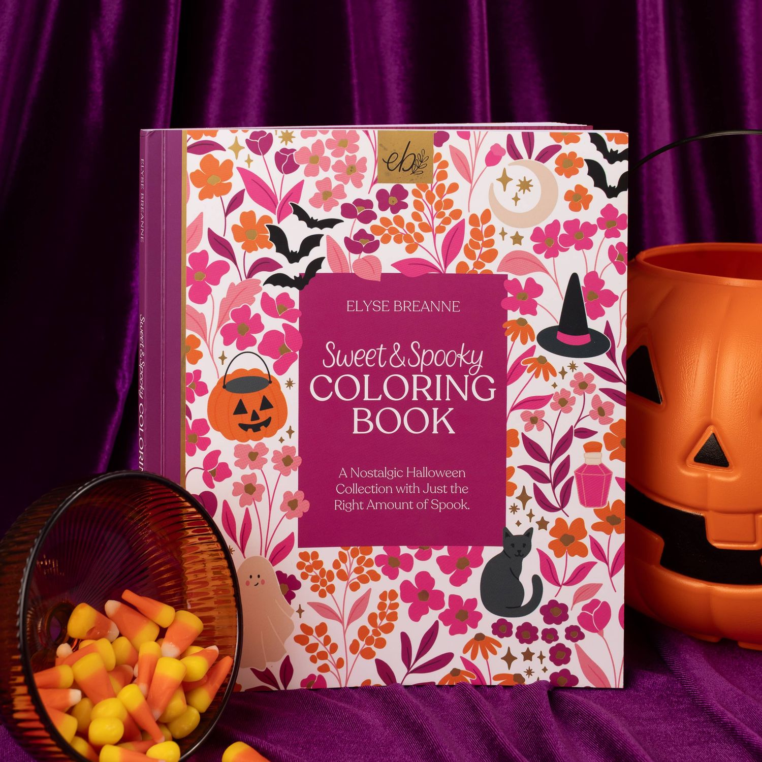 Sweet &amp; Spooky Coloring Book