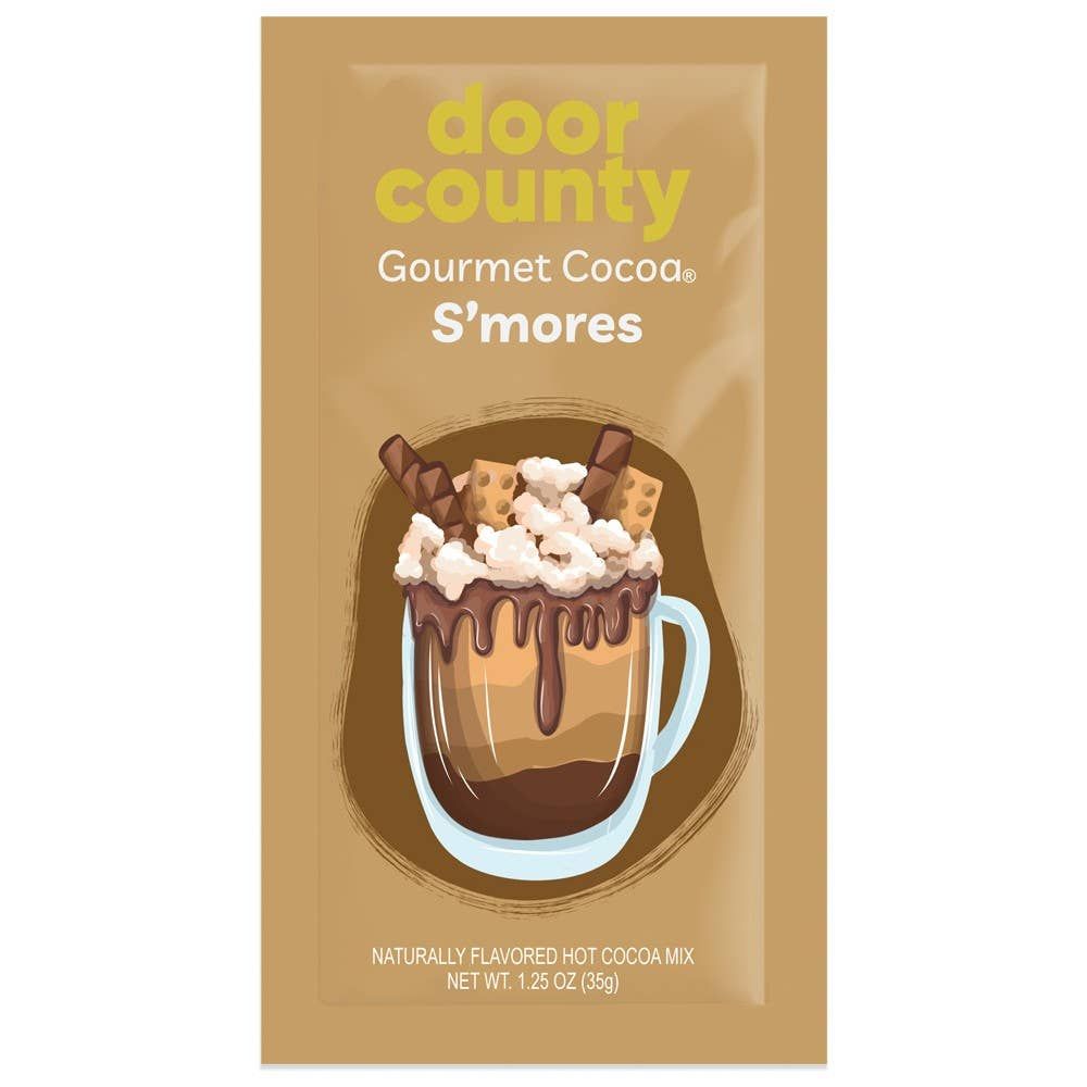 Door County S'mores Gourmet Hot Cocoa  One Mug Packet