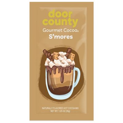 Door County S'mores Gourmet Hot Cocoa  One Mug Packet