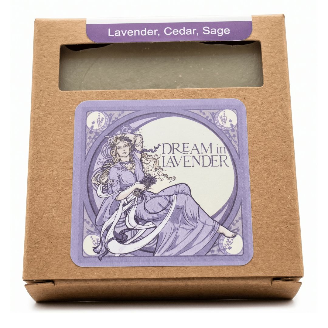 Organic Lavender Cedar Sage Hand &amp; Body Soap