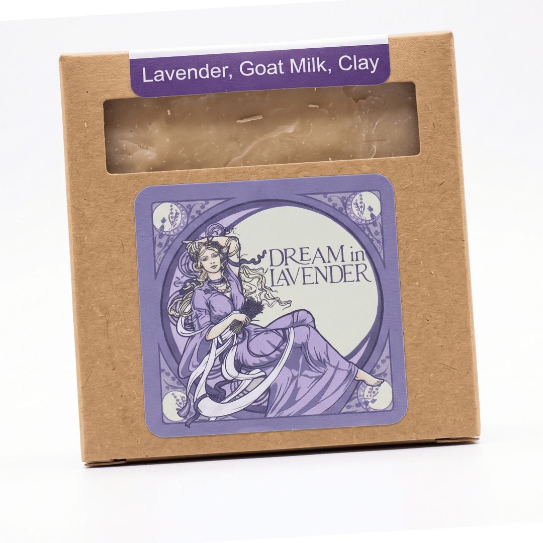 Organic Lavender, Goat Milk, Clay &amp; Oats Hand &amp; Body Soap