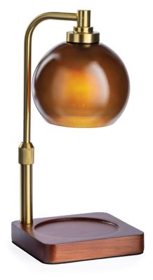 Amber Sphere Candle Warmer Lamp