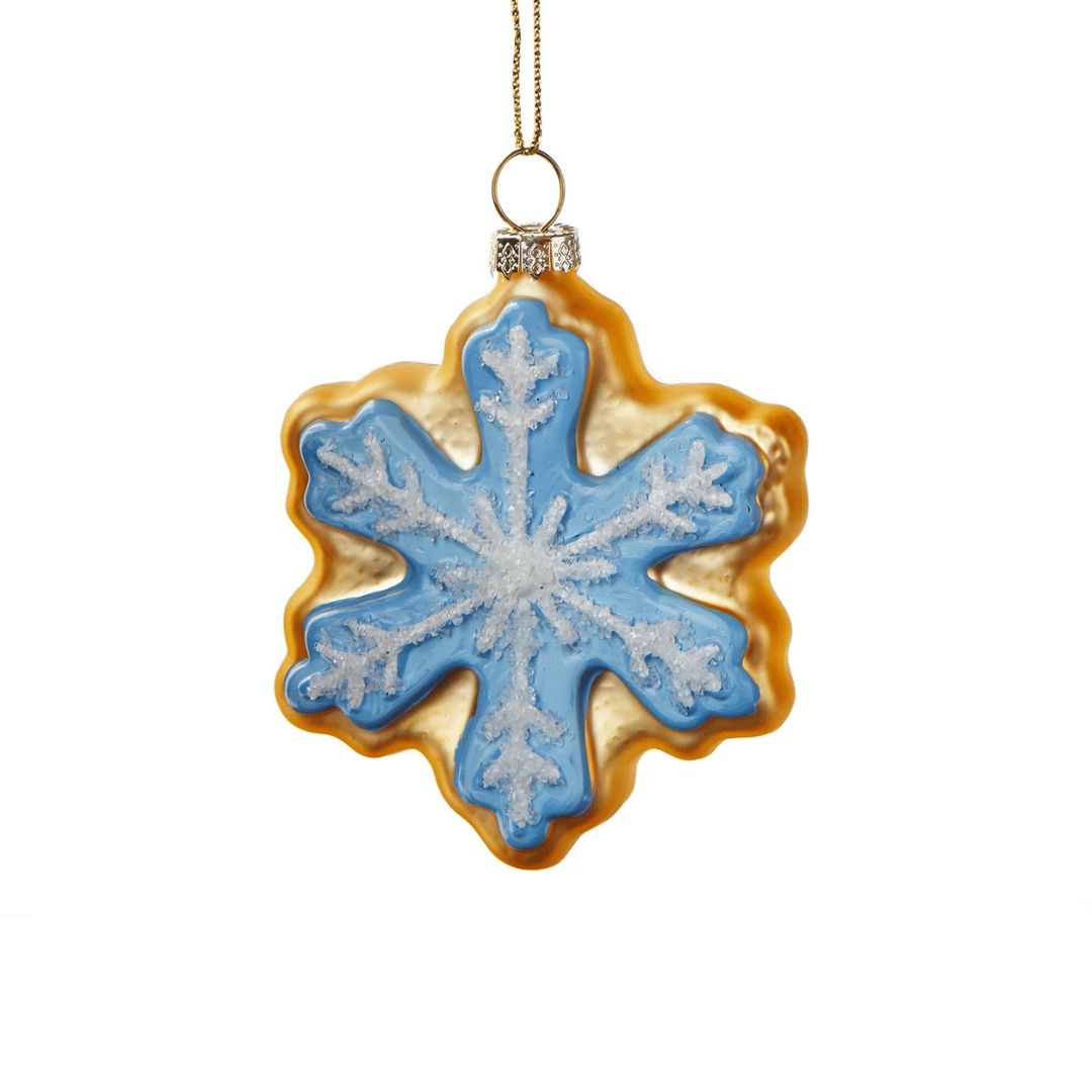Frosted Cookie Ornament | Snowflake
