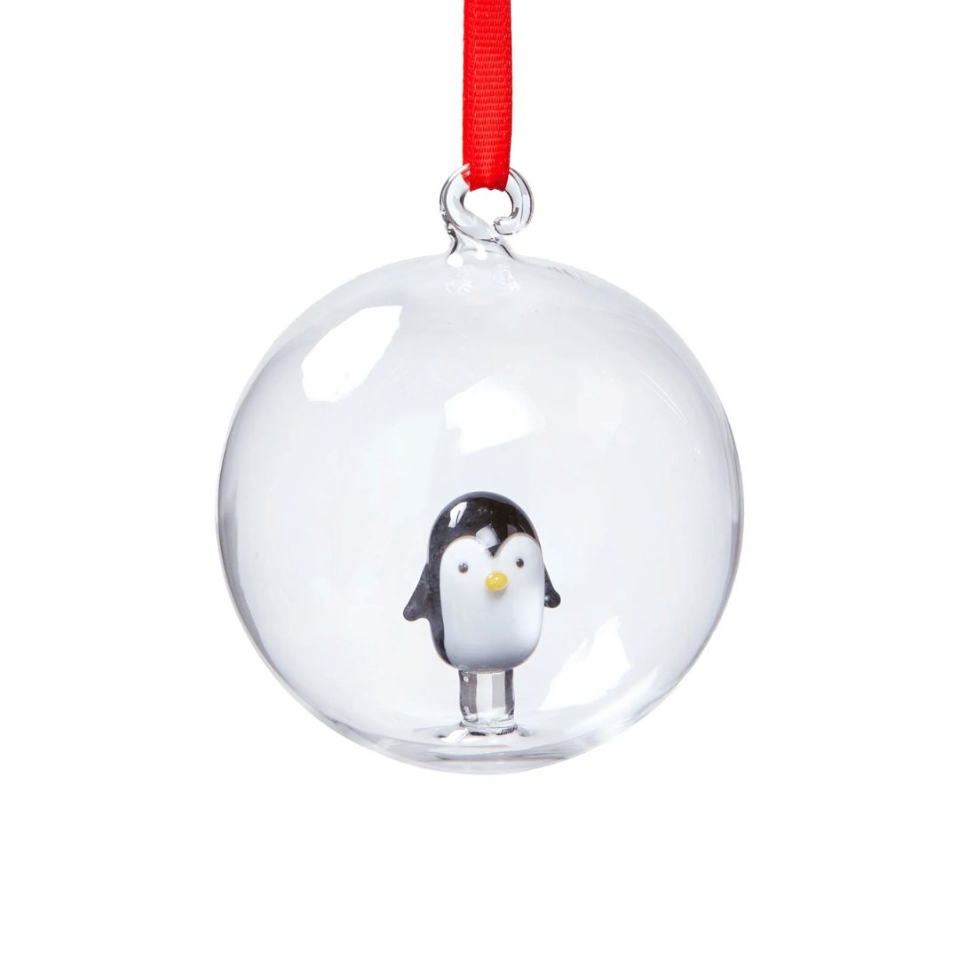Penguin Globe Ornament