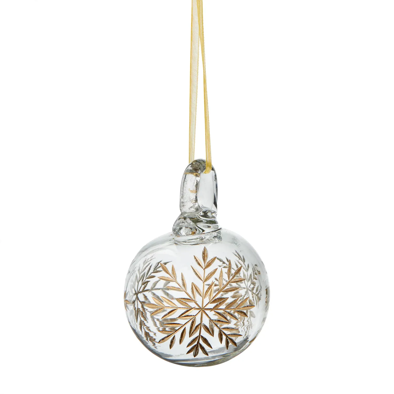 Glass Starlight Ornament | Snowflake