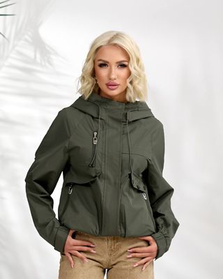 Вітровка з капюшоном, арт. А5822, оливка