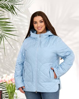 Стильна куртка, арт. А301, колір блакитний