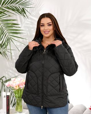 Стильна куртка, арт. А301, колір чорний