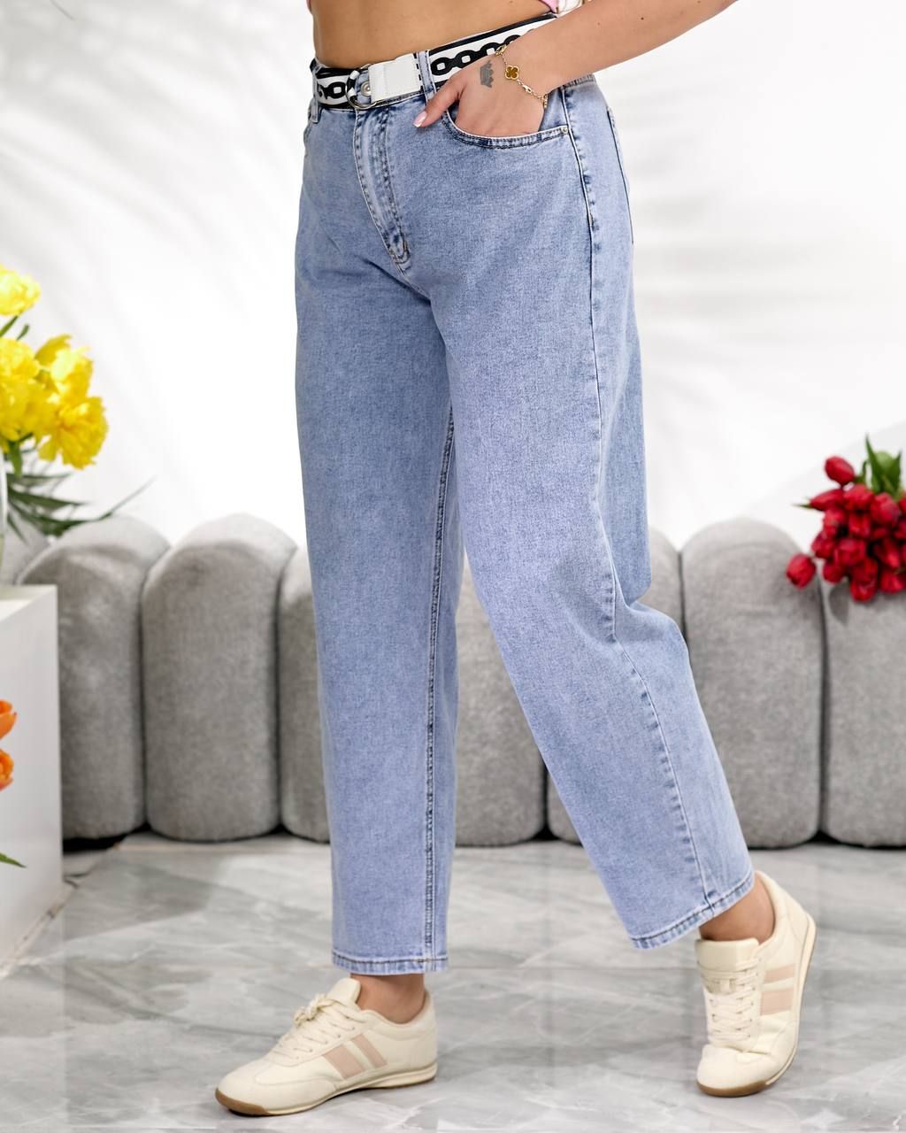 Універсальні джинси, арт. А8517, блакитний