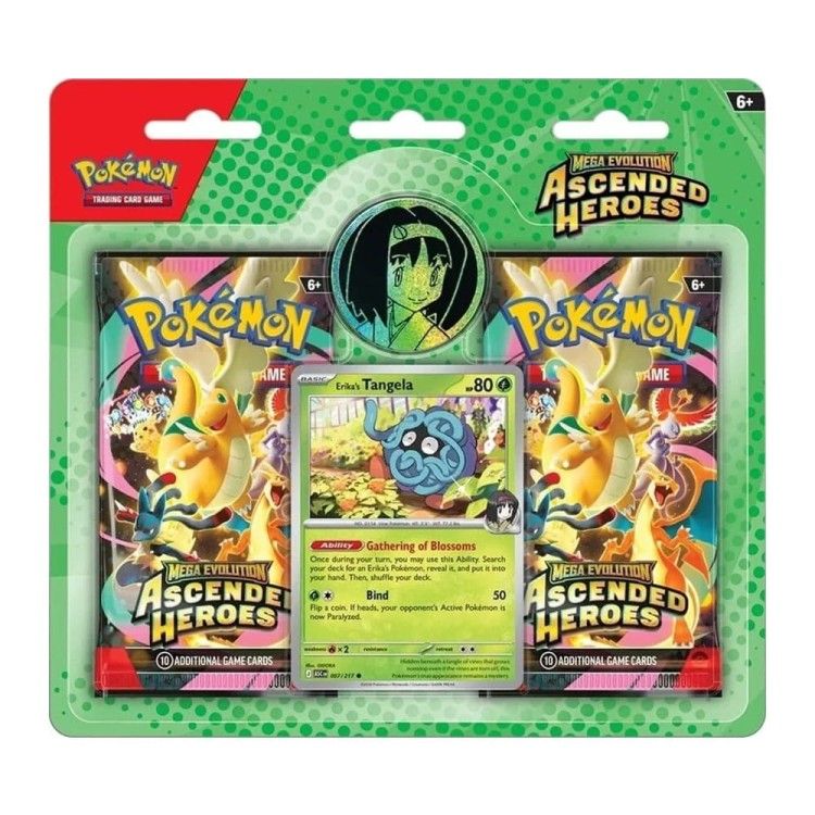 Pokémon TCG: Mega Evolution – Ascended Heroes - 2-Pack Blister Erika (EN)