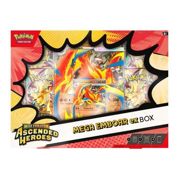 Pokémon TCG: Mega Evolution – Ascended Heroes - Mega Emboar ex Box (EN)