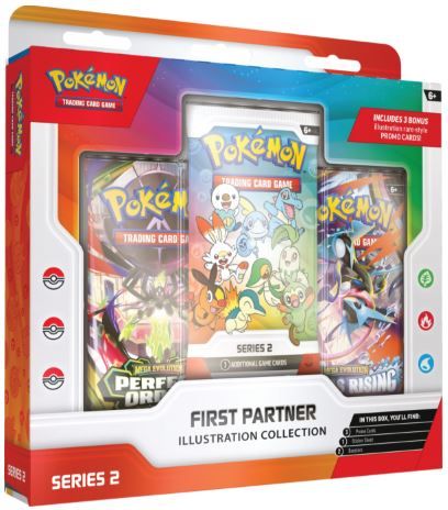 Pokémon TCG: First Partner - Illustration Collection - Series 2 (EN) Zestaw Pokémon TCG First Partner Illustration Collection Series 2 - pudełko