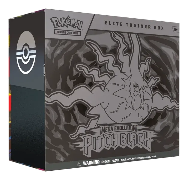 Pokémon TCG: Mega Evolution - Pitch Black - Elite Trainer Box (ETB) Pokémon TCG Mega Evolution Pitch Black Elite Trainer Box ETB Kuźnia Kart