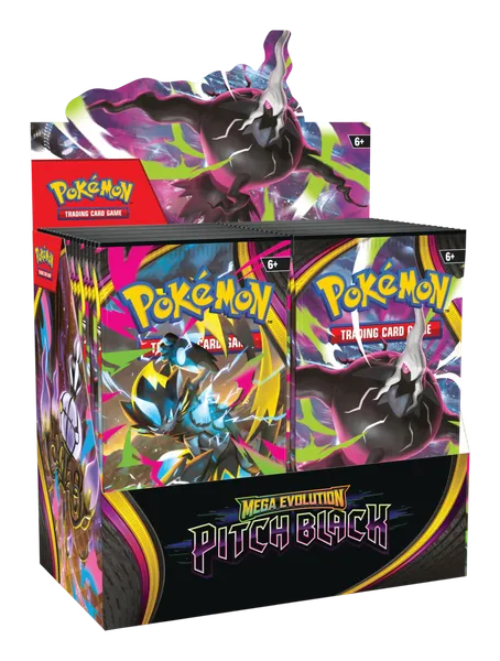 Pokémon TCG: Mega Evolution - Pitch Black - Booster Box (EN) Pokémon TCG Mega Evolution Pitch Black Booster Box Kuźnia Kart