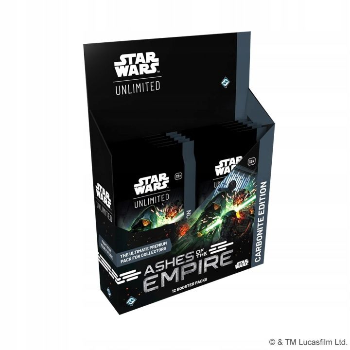 Carbonite Booster Box Star Wars Unlimited Ashes of the Empire