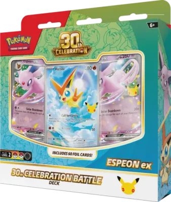 Pokémon TCG: 30th Celebration - Battle Deck Espeon ex Pokémon TCG: 30th Celebration - Battle Deck Espeon ex