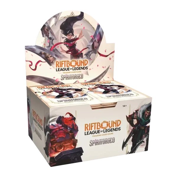 Fabrycznie zamknięty booster box Riftbound League of Legends TCG Spiritforged